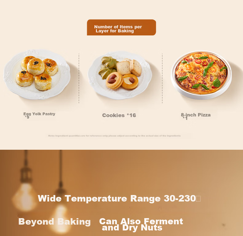 SUPOR Home Multi-Function 15L Air Fryer Oven Potato Maker, Hot Air Circulation with Independent Upper And Lower Temperature Control, Low-Fat Baking with Built-In Light OJ15AK811 16