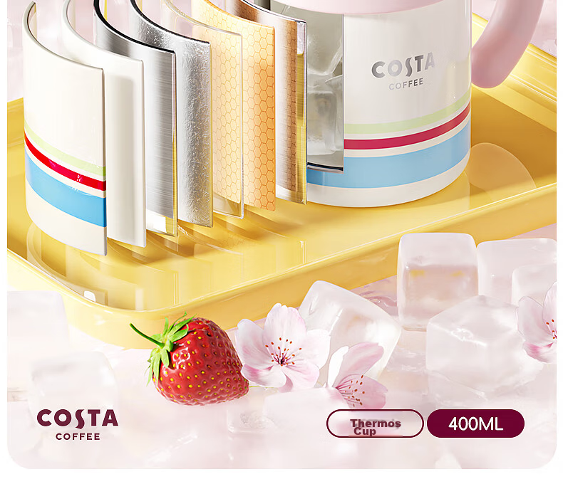 COSTA Unisex Stylish Insulated Coffee Mug Thermal Cup Gift for Girlfriend Holiday Present 9