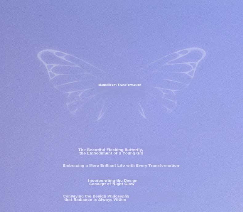 FanciFanci Butterfly Glow Necklace Light-Up Butterfly Silver Pendant Women's Luxury Birthday Gift for Girls 12