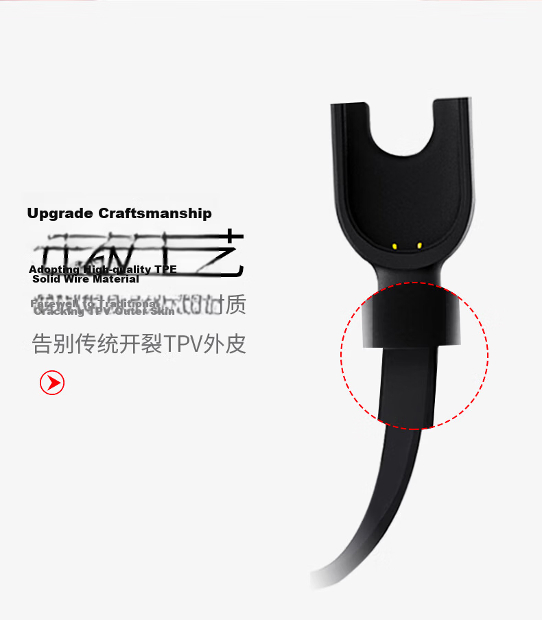 CangHua Charging Cable Compatible with Mitu Children's Watch C7A/7/6X/7X/6C/5C Upgraded Version 5X/2S/4C/4X/4Pro Xiaoxun Xiaomi Redmi Phone Charger 7
