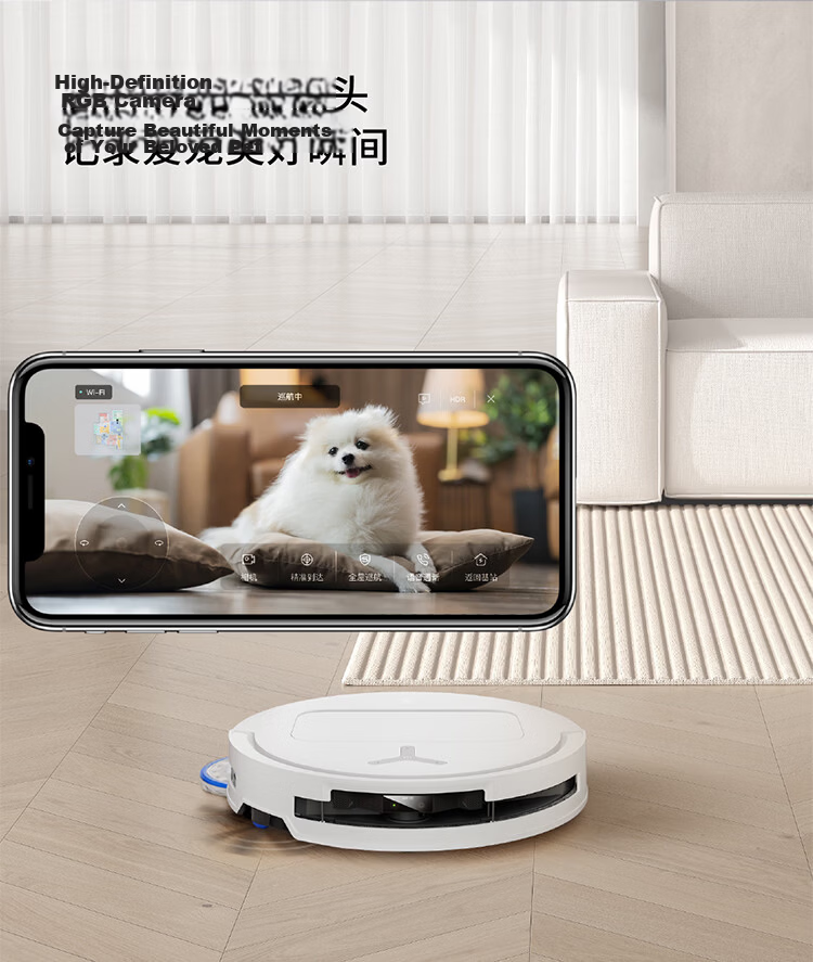Ecovacs T50 PRO Robot Vacuum Cleaner and Mop Combo with Automatic Cleaning, Self-Dust Collection, Automatic Water Supply, Smart Home Use, Hair Tangle-Free (Supports HarmonyOS Smart Connectivity) 40