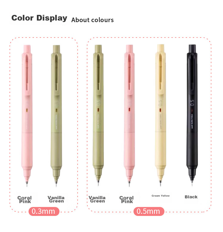 Uni Mitsubishi Black Technology Lead Core Self-Rotating Automatic Pencil Upgraded Version KURU TOGA, Break-Resistant Lead, 0.5mm, Student Writing And Exam Practice Pencil, M5-KS, Black 14