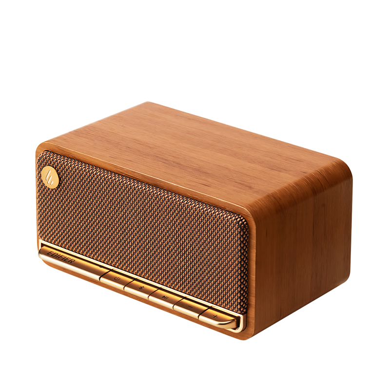 EDIFIER M230 High-Fidelity Retro Bluetooth Portable Speaker Desktop Wooden Stereo Surround Long Battery Life Wood Grain Color