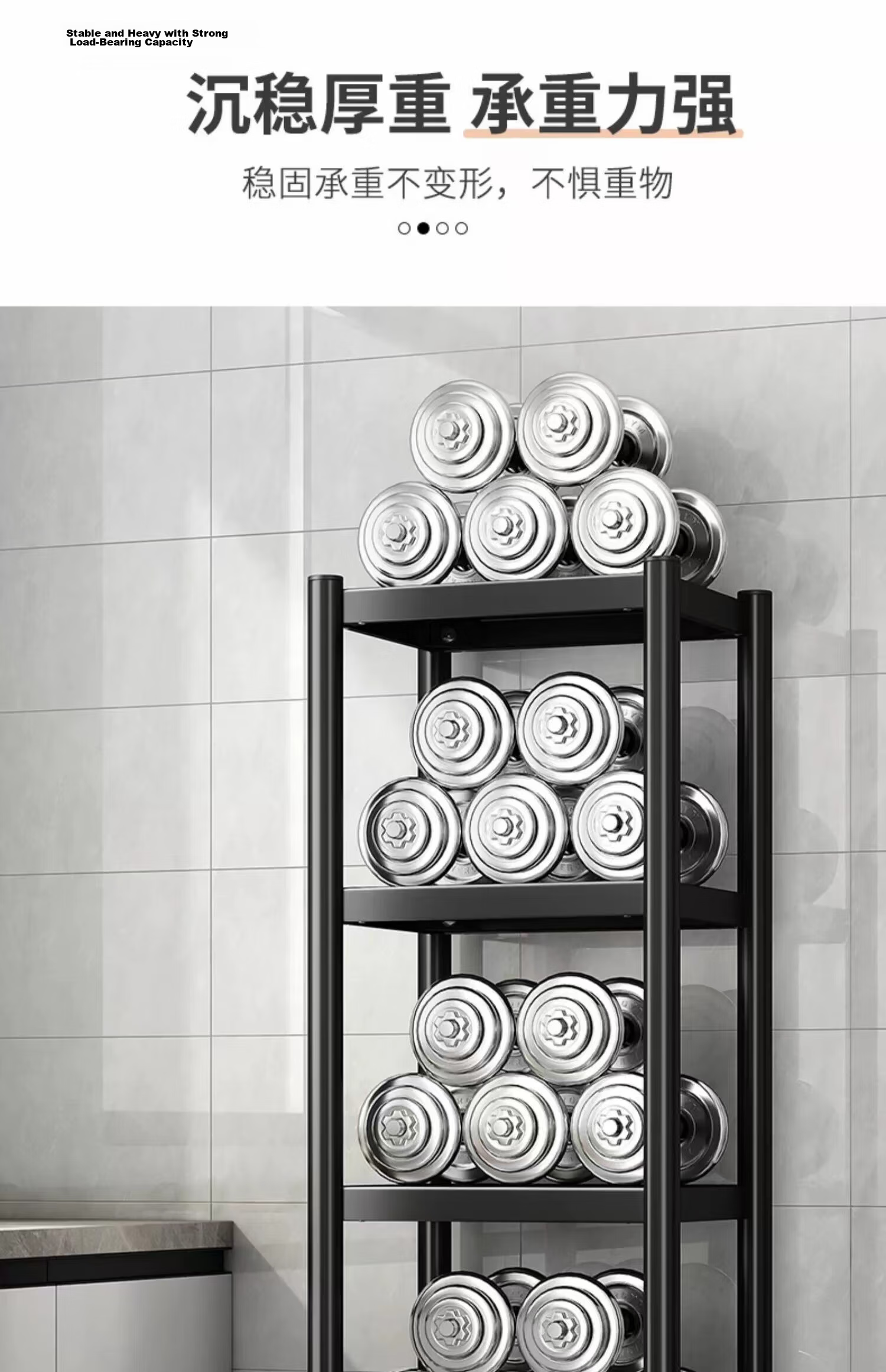 UOEN Kitchen Gap Storage Rack Floor-Standing Multi-Layer Narrow Space Organizer Multi-Functional Pot and Microwave Storage Shelf 13