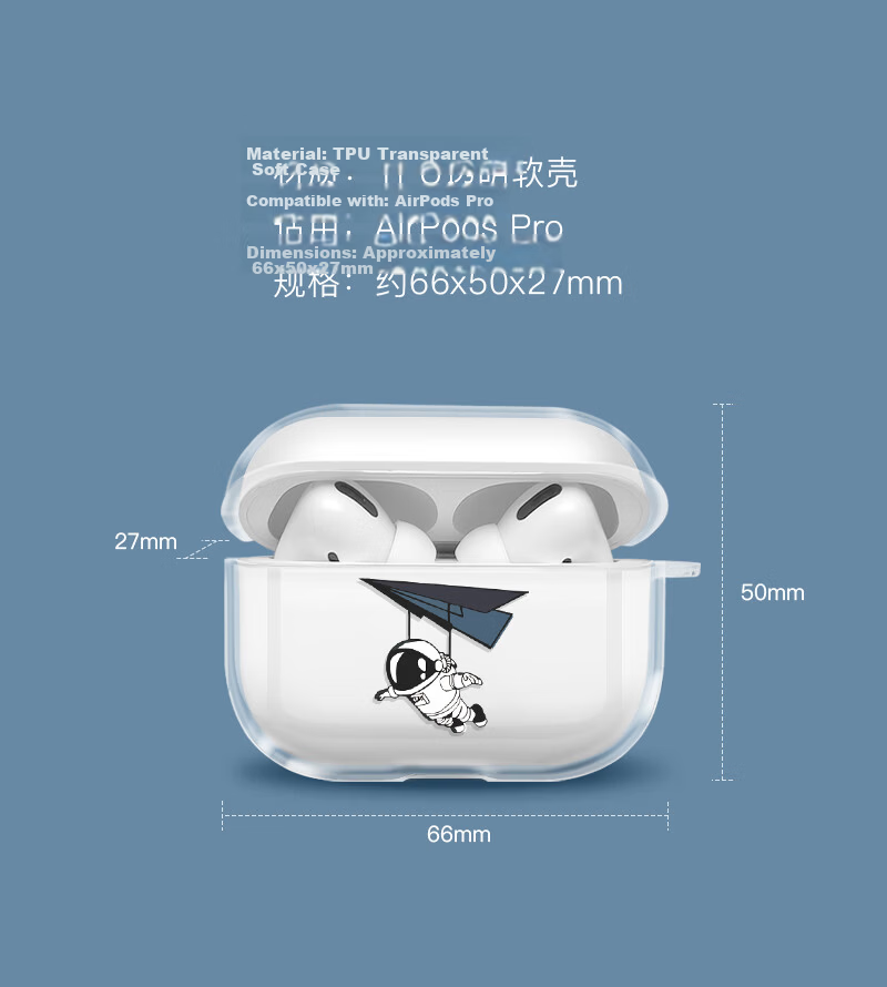 Yingkaida AirPods 3 Case [Happy Pachydog], Apple Earphone Protective Case, Wireless Bluetooth Earphone Cover, Shockproof Creative Anti-Slip Shell, Storage Case 11
