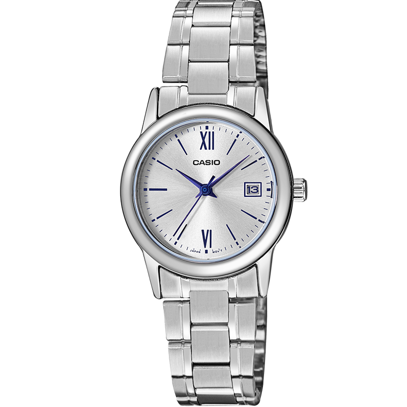 Casio Women's Simple Quartz Waterproof Student Exam Watch LTP-V002D-7B3 Valentine's Day Gift
