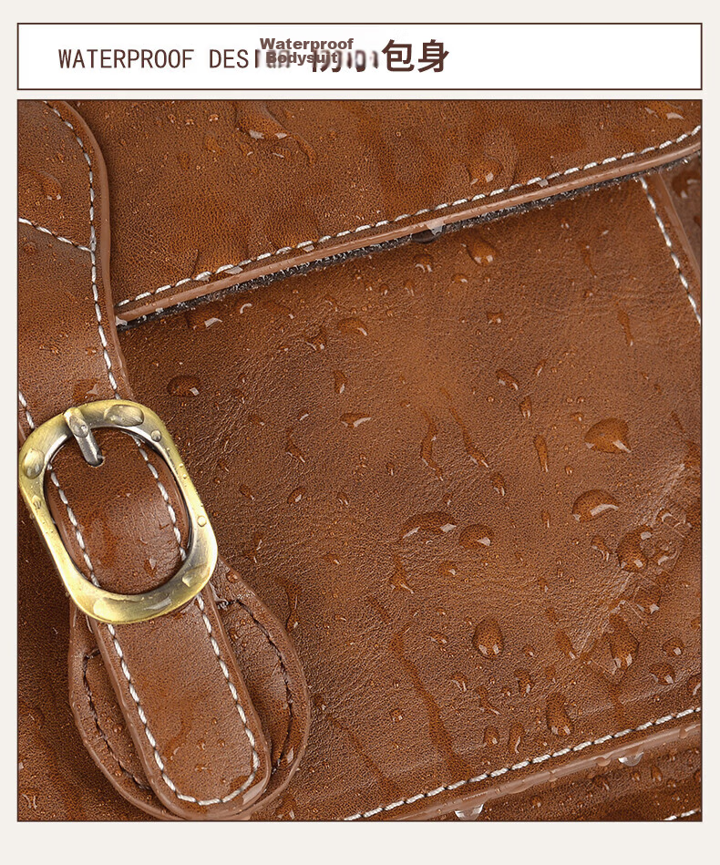 CWATCUN Kaden Single Shoulder Camera Bag Vintage Crossbody Handheld Handmade Commuter Bag for Mirrorless and DSLR Cameras 10