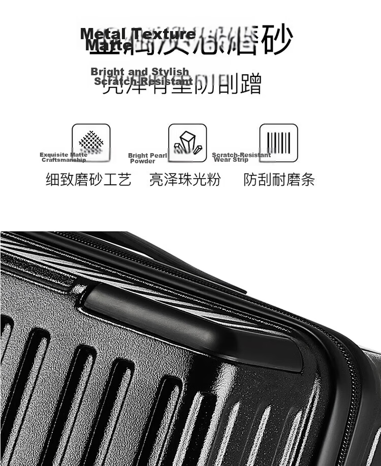 Paul Frank Suitcase, Men's Travel Luggage, 26-Inch Trolley Case, Women's Quiet Spinner Wheels, Leather Case, Large Capacity, Zipper Lock 5