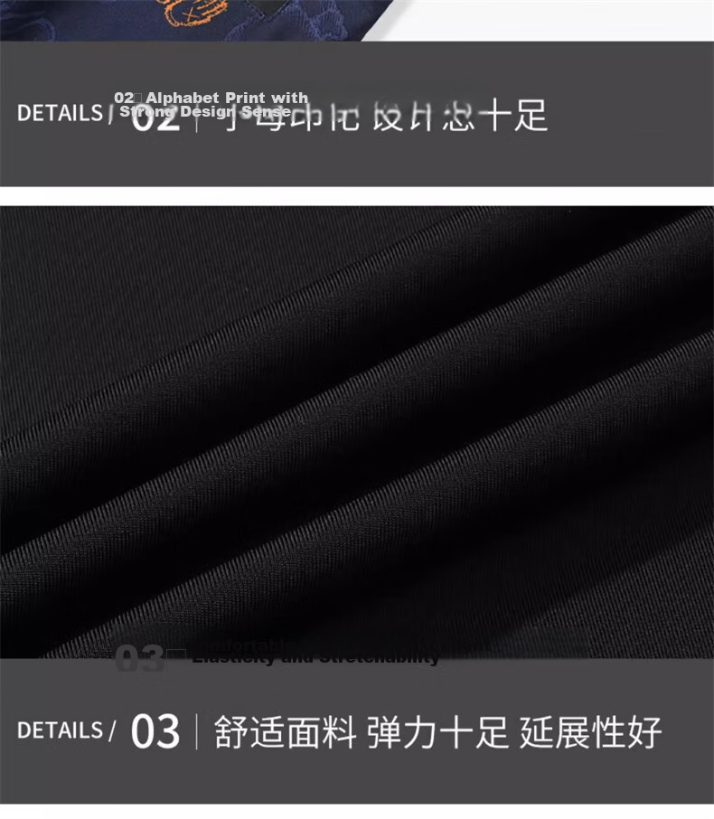 You Swimming Men's Anti-Embarrassment Loose Double-Layer Swim Trunks Protective Hot Spring Swimsuit Five-Piece Set 13553 Blue Bear 2XL 11