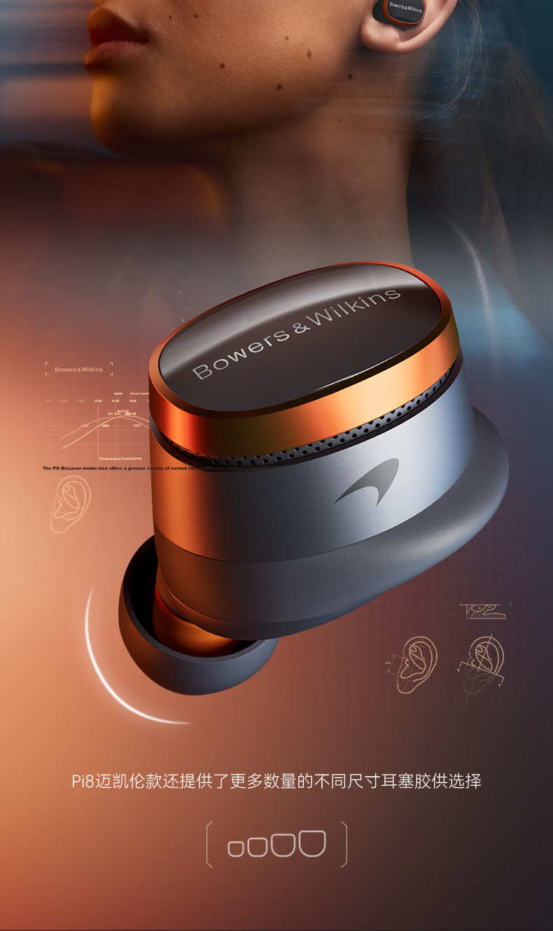 Baohuaweijian Pi8 True Wireless Bluetooth Earphones [Renewal Subsidy], HIFI Active Noise Cancellation, B&W Smart Music Sports In-Ear Headphones, Compatible with Huawei And Apple, Feilengcui 12