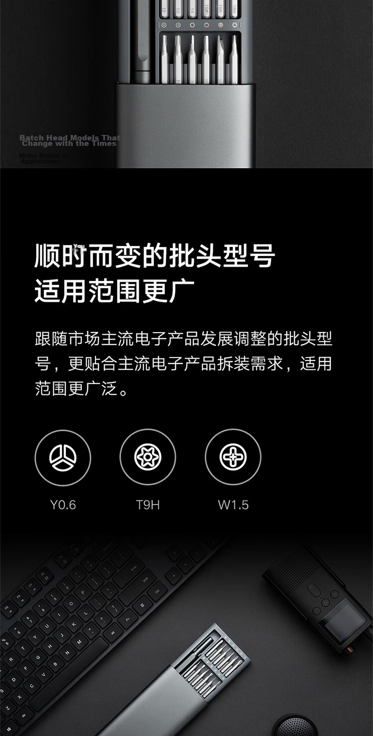 Mijia Xiaomi Precision Screwdriver Multi-Functional Portable Mobile Phone Laptop Repair Home Tool Kit 3