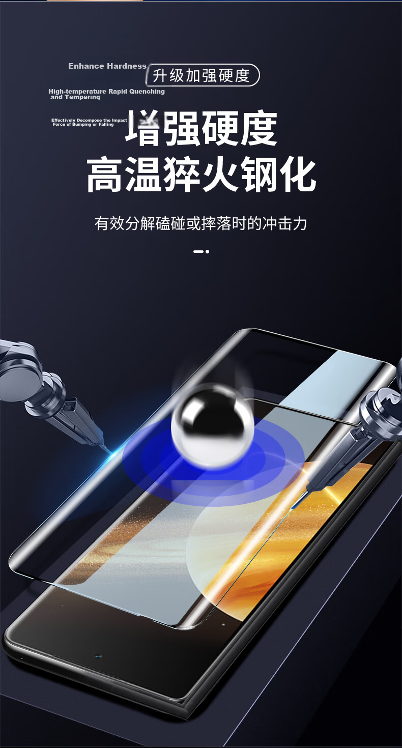 Smorss [Dust Removal Instant Sticker], Privacy Screen Protector for Honor Magic7, Full Coverage Tempered Glass Film for Honor Magic7, HD Anti-Drop Anti-Fingerprint Anti-Peeping 9