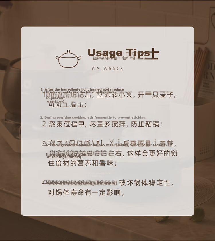Bear 6L High-Temperature Resistant Ceramic Casserole Pot for Whole Chicken Soup Stewing, Gas Stove Compatible, Crack-Resistant Clay Pot 26