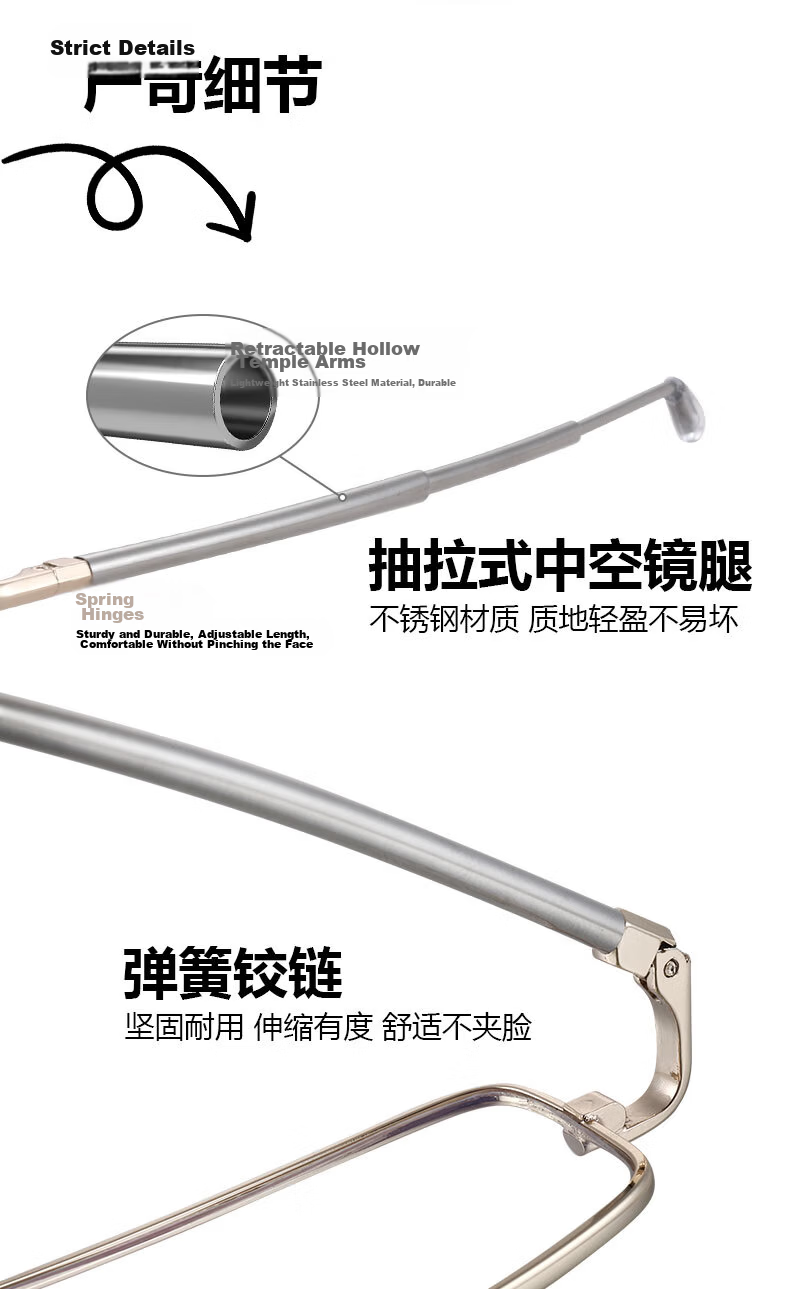 Mushe Reading Glasses for Men And Women, Foldable Anti-Blue Light Presbyopic Glasses, High Definition Portable Japanese Imported Reading Glasses from Top Brand 13