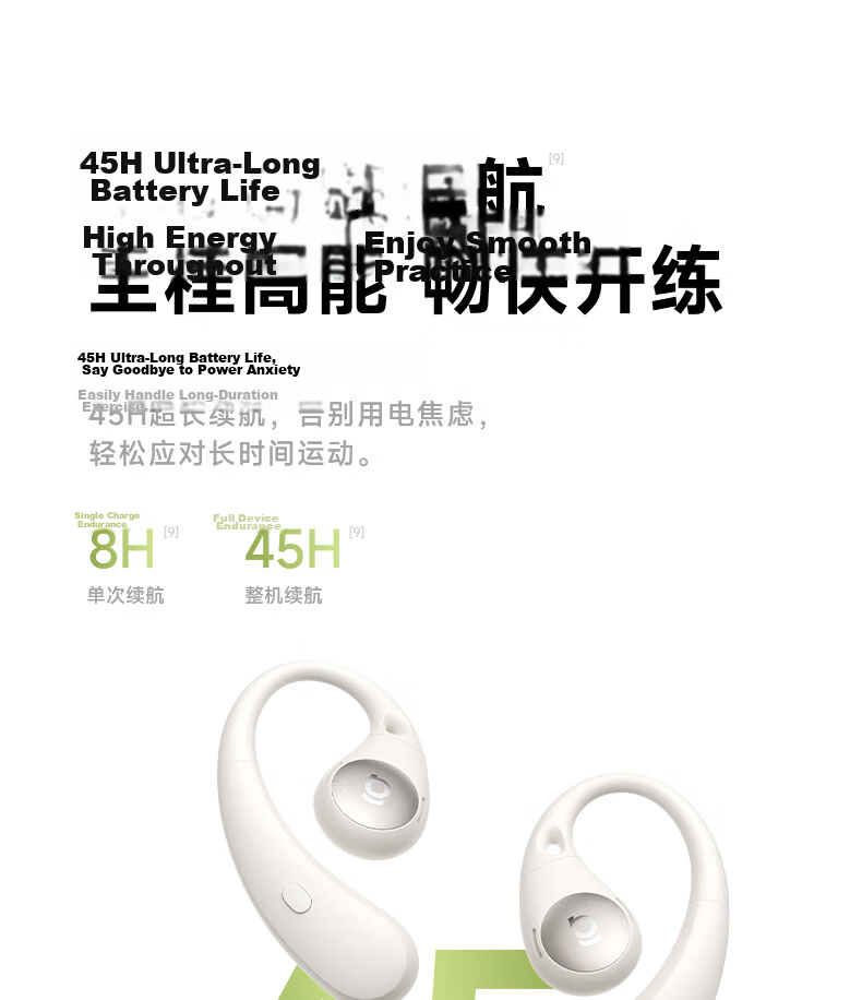 Baseus BF1 Bluetooth Earphones Open-Ear Sports Running Long Battery Life Call Compatible with Apple Huawei Phones 28