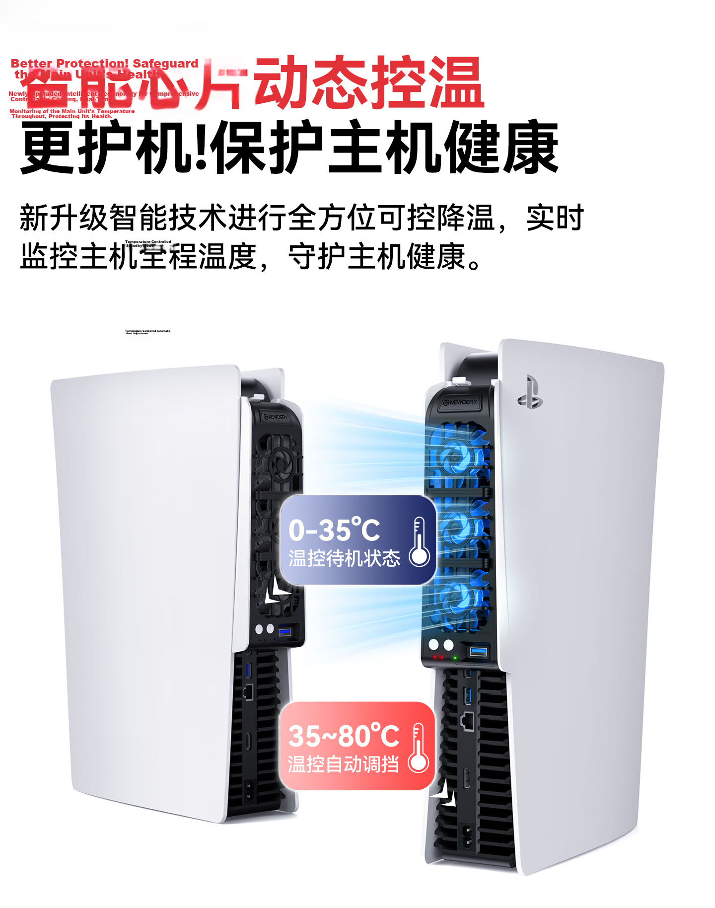 Xindeli Dust Cover for Sony PS5 Controller Charging Dock, Elite Controller Storage Box, Acrylic Pro Optical Drive Hong Kong Version Transparent Cover, Peripheral Accessory 6
