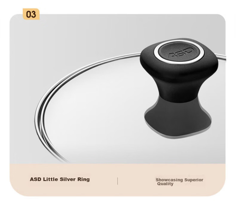 ASD Soup Pot, 304 Stainless Steel Small Steamer, with Steamer Insert Stew Pot, 24CM Gas And Induction Compatible Milk Pot B1-Z 13