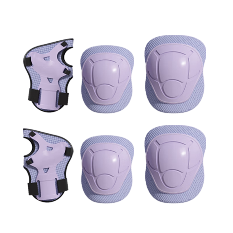 VOKY Professional Kids Roller Skating Protective Gear 6-Piece Set Knee Elbow Wrist Guards Inline Skating Safety Pads