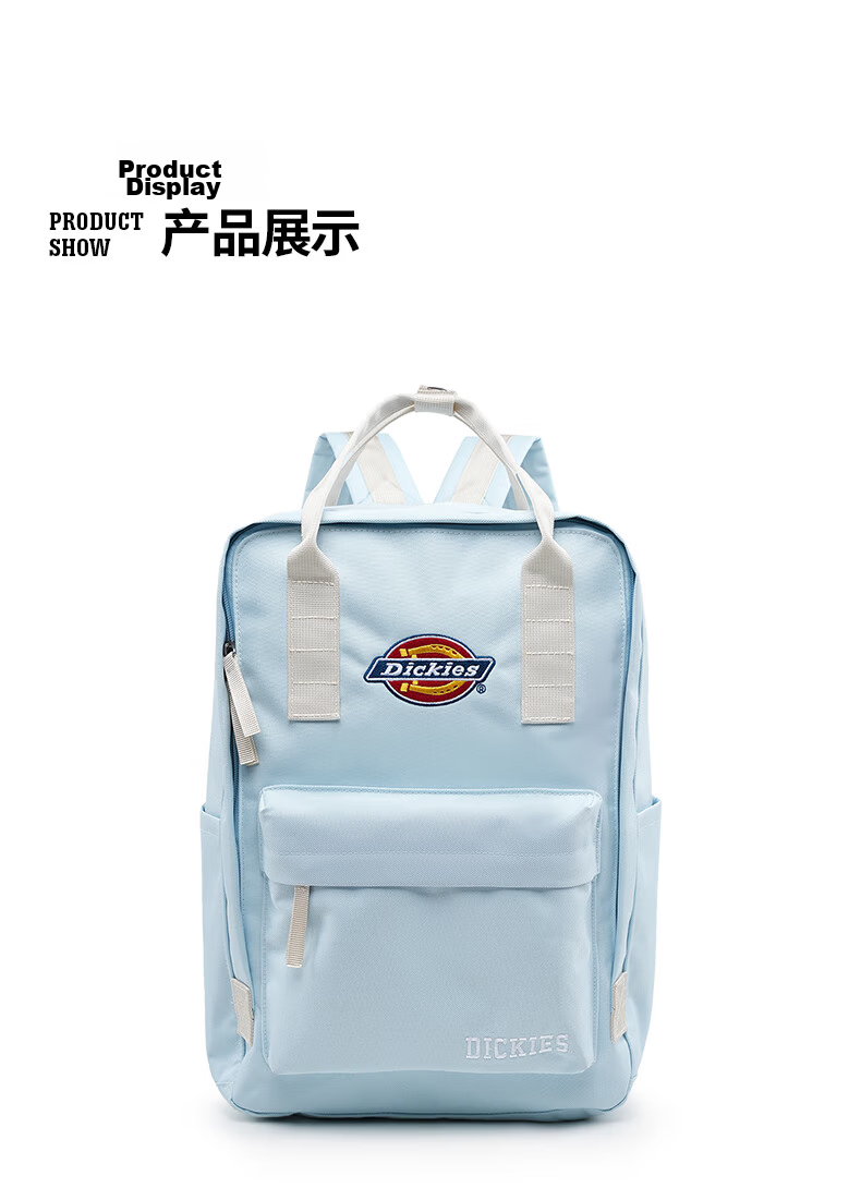 Dickies Student Backpack for Women, Large Capacity to Fit 15-Inch Laptop, Storage Bag for Middle And High School Students, Double Shoulder Bag, Outdoor Travel Bag 20
