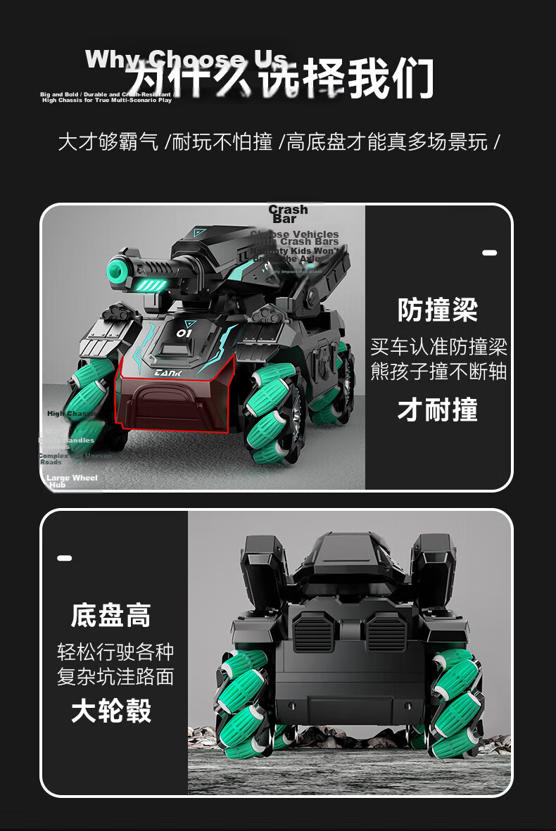SODEEP RC Remote Control Car, Intelligent AI Transforming Robot Toy for Boys, Children's Drift Racing Car, Birthday Gift 11