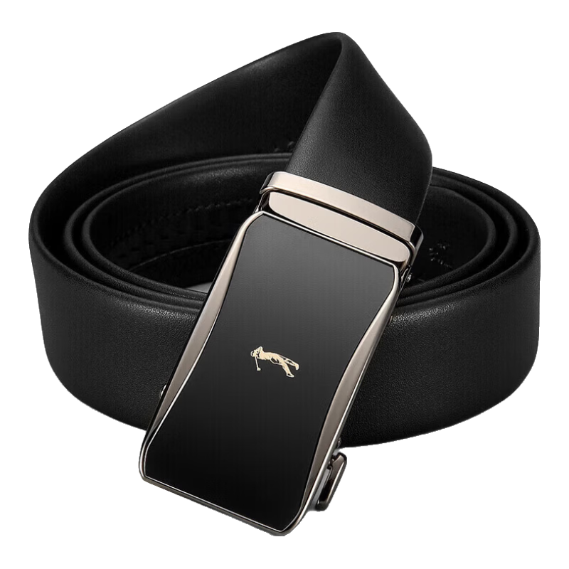 GOLF Double-Sided Genuine Leather Men's Automatic Buckle Belt Gift Box Set for Dad Boyfriend