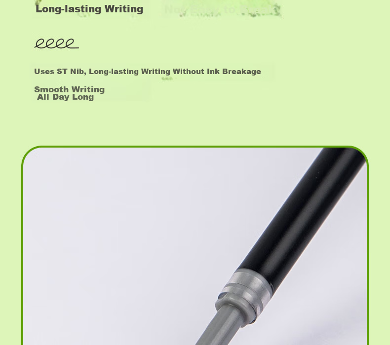 Deli Quick-Drying Retractable Gel Pen Refills, 0.5mm Dual-Core ST Tip, Office And Student Pen Refills, S01/S08/1008/K35 Compatible, Black, 20 Pieces/Box, SE152 8