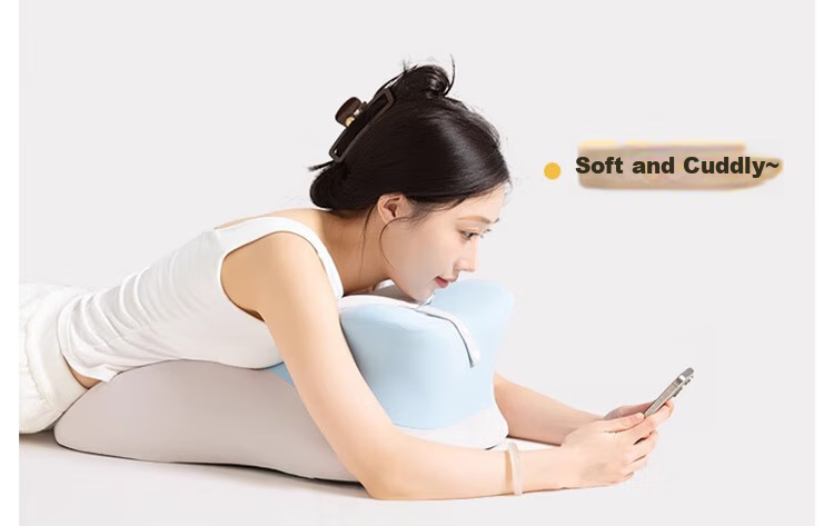 MINISO Multifunctional Memory Foam Pillow Core, Bed Prone Sleeping Pillow, Prone Pillow, Backrest Pillow, Specialized Phone Pillow for Use While Playing Games 9