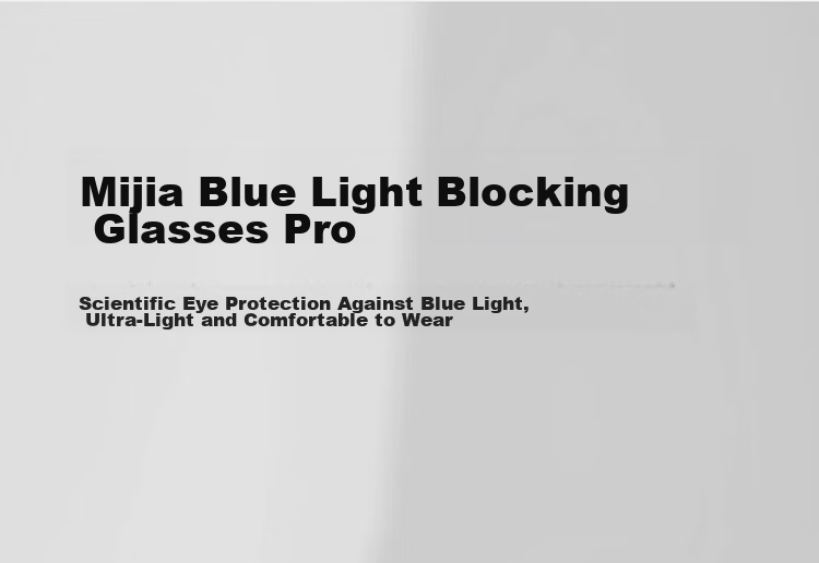 Mijia Xiaomi Blue Light Blocking Glasses Pro Anti-Oil Beta Titanium Radiation Protection Round Frame for Phone and Computer 1