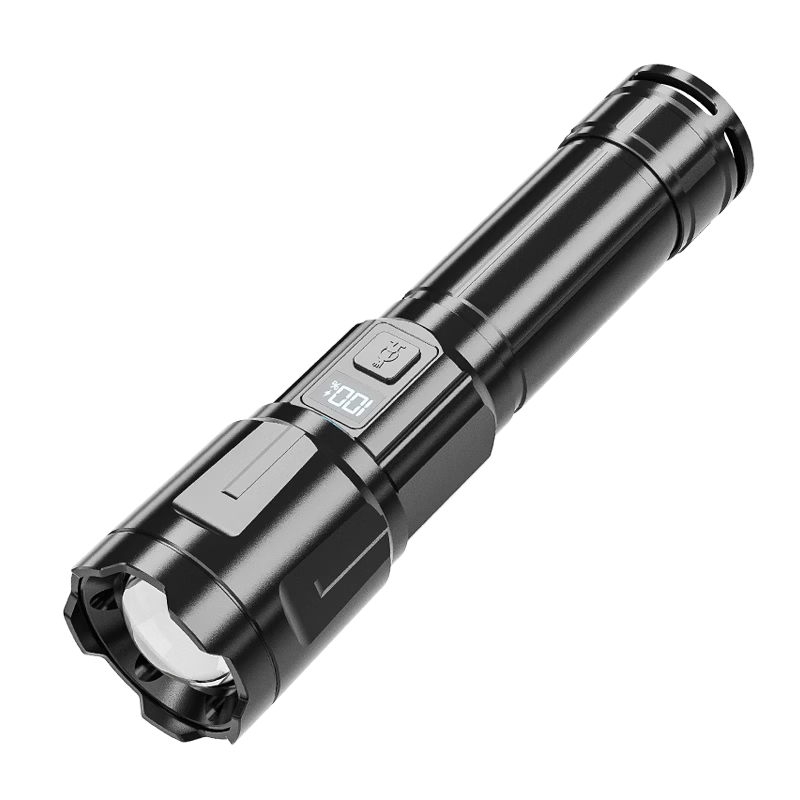 Xiaoyeren Super Bright Flashlight Ultra-Long Battery Life Outdoor Mountaineering Hiking Military Patrol Portable Rechargeable Home Use
