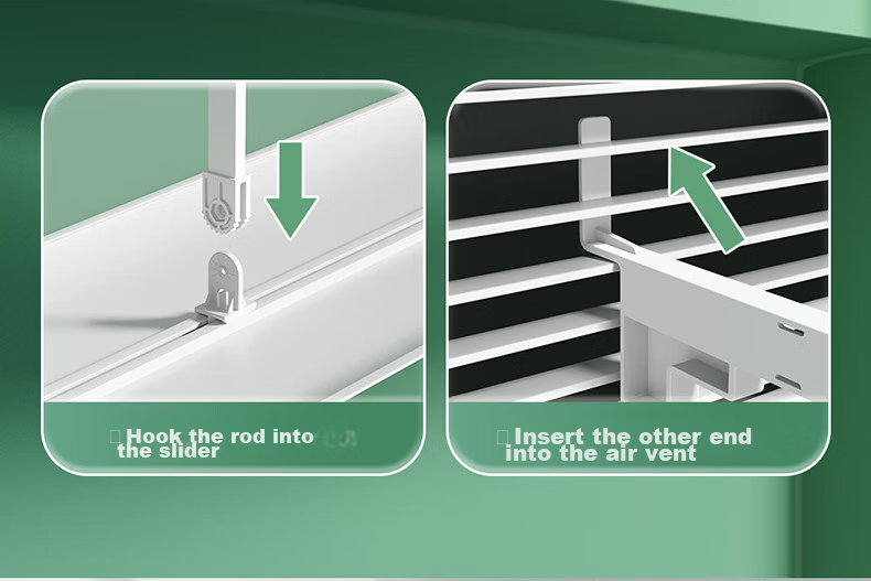 XIAO HUANG HOU Central Air Conditioner Wind Deflector Shield Anti-Direct Blow Panel Ceiling Unit Air Guide Cover Office Postpartum Universal Side Mount 80cm 14