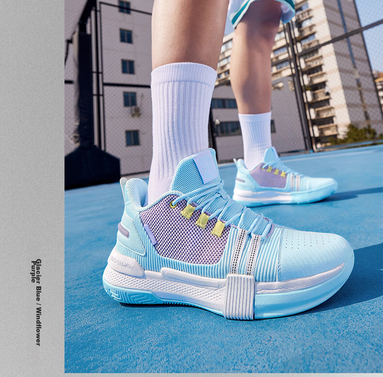 361° Basketball Shoes for Men, Spring And Summer Youth Professional Lightweight Low-Top Casual Sports Shoes, Men's Style 672121101-3 25