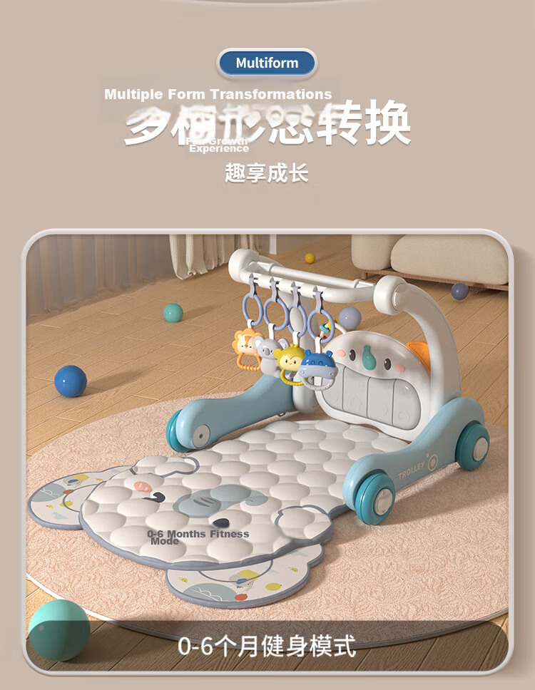 AoZhiJia Children's Toys, 1-3 Years Old Baby Walker, Push Cart, Game Table, First Birthday Gift Box, 1-Year Baby Birthday Present 10