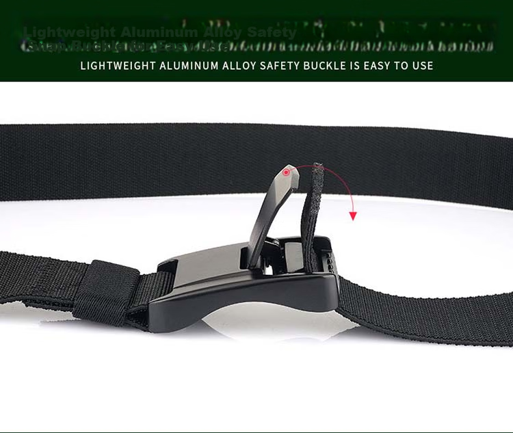 Extreme Tactical Men's Quick-Release Buckle Woven Belt Outdoor Workwear Trendy Canvas Elastic Casual Military Training Waistband 5