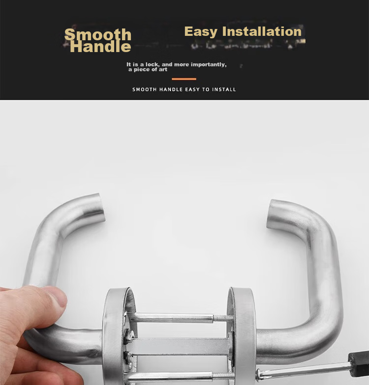 Dipu Fireproof Door Lock Stainless Steel Safety Passage Lock Fire Door Corridor Lock Premium Copper Core Fire Door Lock 8