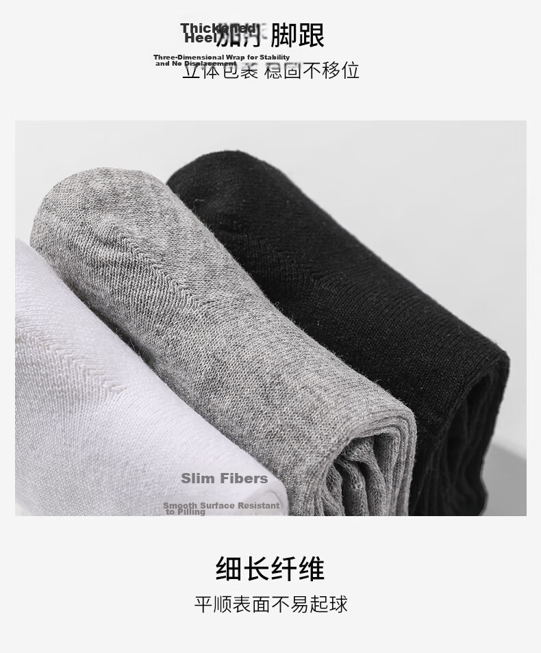Etravel Disposable Self-Comfortable Daily Short Socks [10 Pairs], Business Travel Comfortable Sweat-Absorbing, Black 17