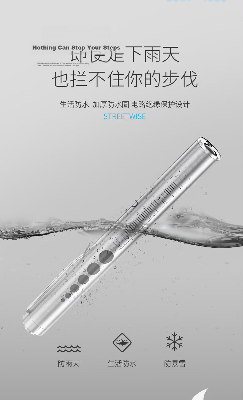 Smile Shark 1960 Pupil Flashlight Pen Yellow Light Oral ENT Ophthalmology Lamp Rechargeable for Kindergarten Morning Check 10