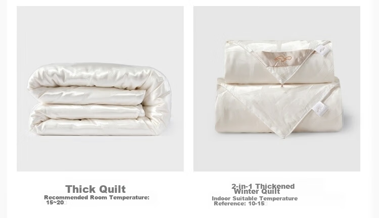 Mercury Home Textiles 100% Silk Quilt Winter Double Quilt Two-in-One Quilt Core Approx. 9 Jin 220×240cm 9