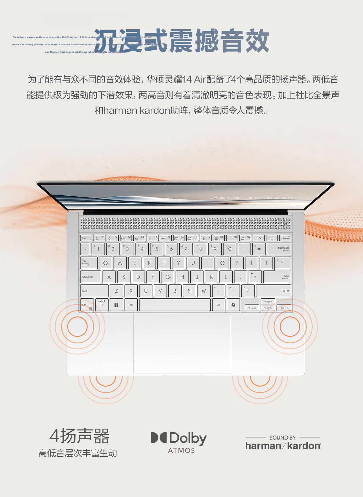 ASUS Lingyao 14 Air National Subsidy Core Ultra7 Lunar Lake 2.8K 120Hz OLED 1.1cm Ultra-Thin AI Laptop (258V 32GB 1TB) 29