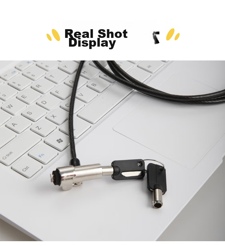 HAILE Laptop Lock Anti-Theft Lock, Dell Alienware Laptop Lock, Lingyue Chengji 5*4 Wedge Lock Hole AL-8 9