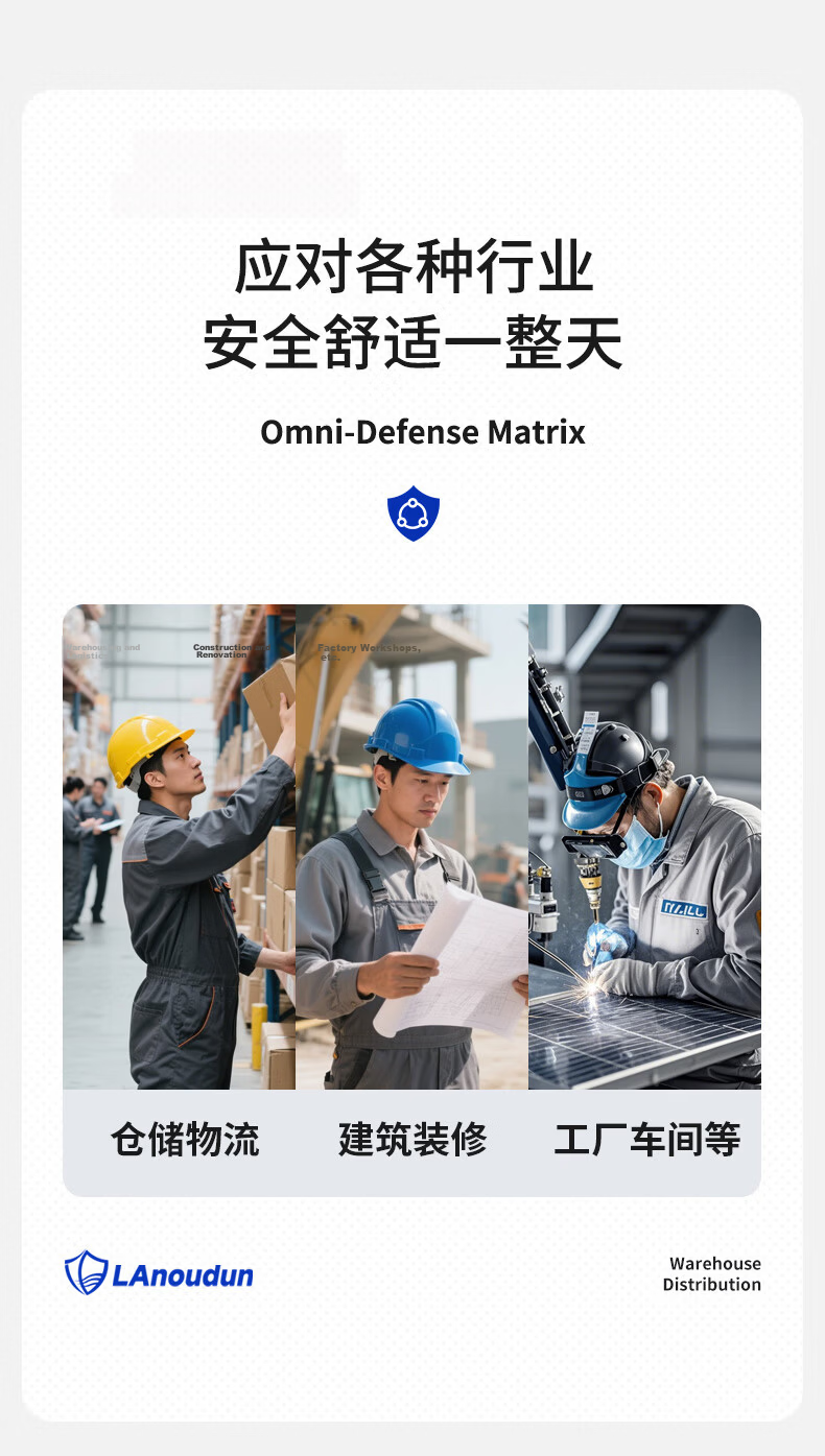BlueOwl Shield Men's Summer Breathable Ultra-Light Comfortable Anti-Smash Steel Toe Anti-Puncture Work Shoes DL213T Size 43 4