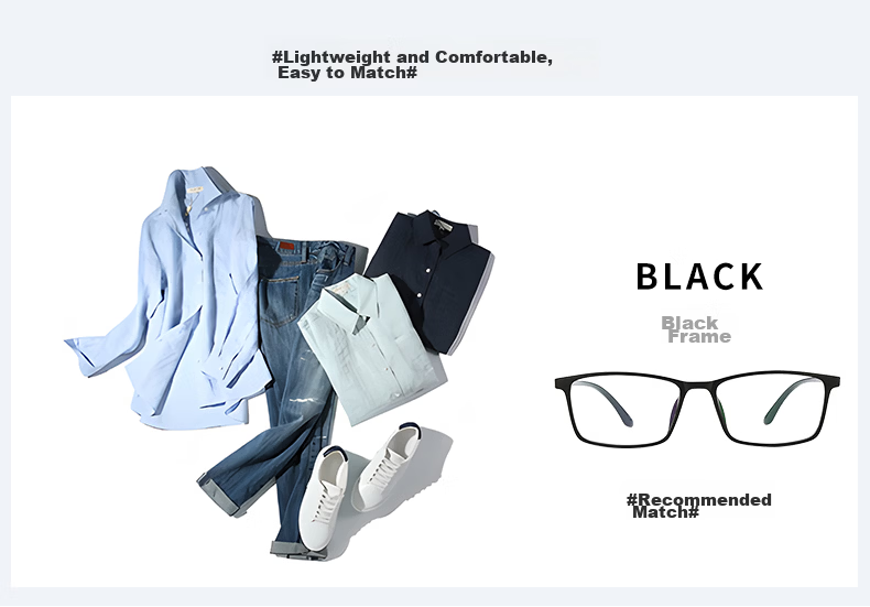 Jingbang Blue Light Blocking Glasses, Non-Prescription Anti-Fatigue Glasses for Phone And Computer Use, Suitable for Myopia, Can Be Fitted with Prescription Lenses, Zeiss 6
