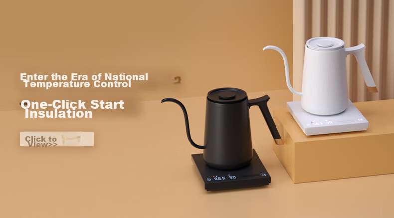 Timemore Pure Pour-Over Coffee Maker, Home Use Pour-Over Kettle, Long Spout Narrow Mouth Kettle 1