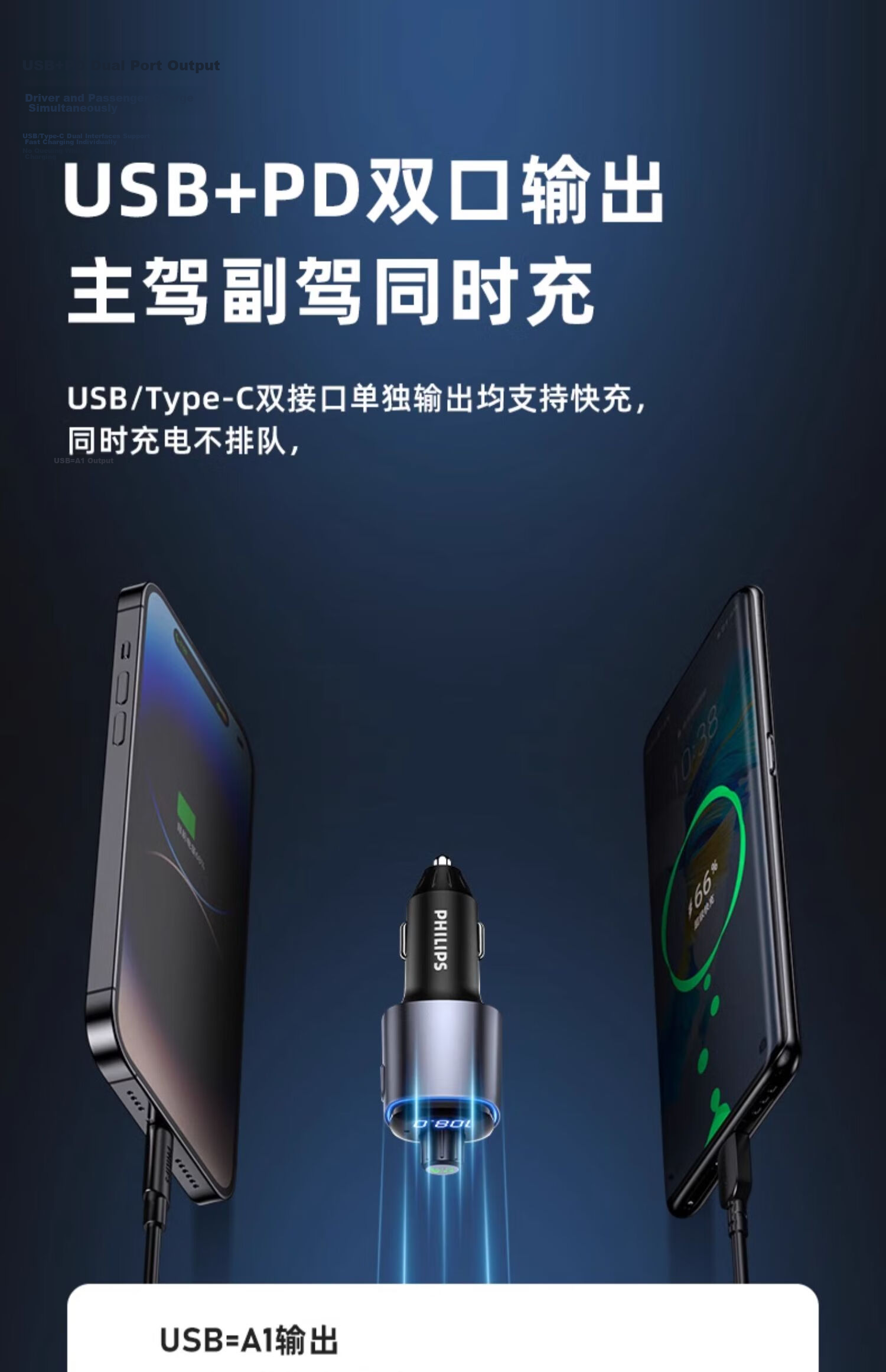 Philips Car Bluetooth Receiver, Lossless Audio Player, Car MP3 Bluetooth Player, 4107 + 32GB Music USB Drive 6