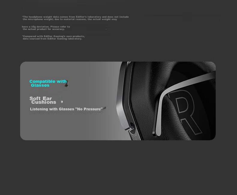 EDIFIER HECATE G5 MAX Wireless Edition 2.4G Wired Bluetooth Quad-Mode THX Sound Over-Ear Wireless Gaming Headset for PC FPS PUBG Delta Gray 29