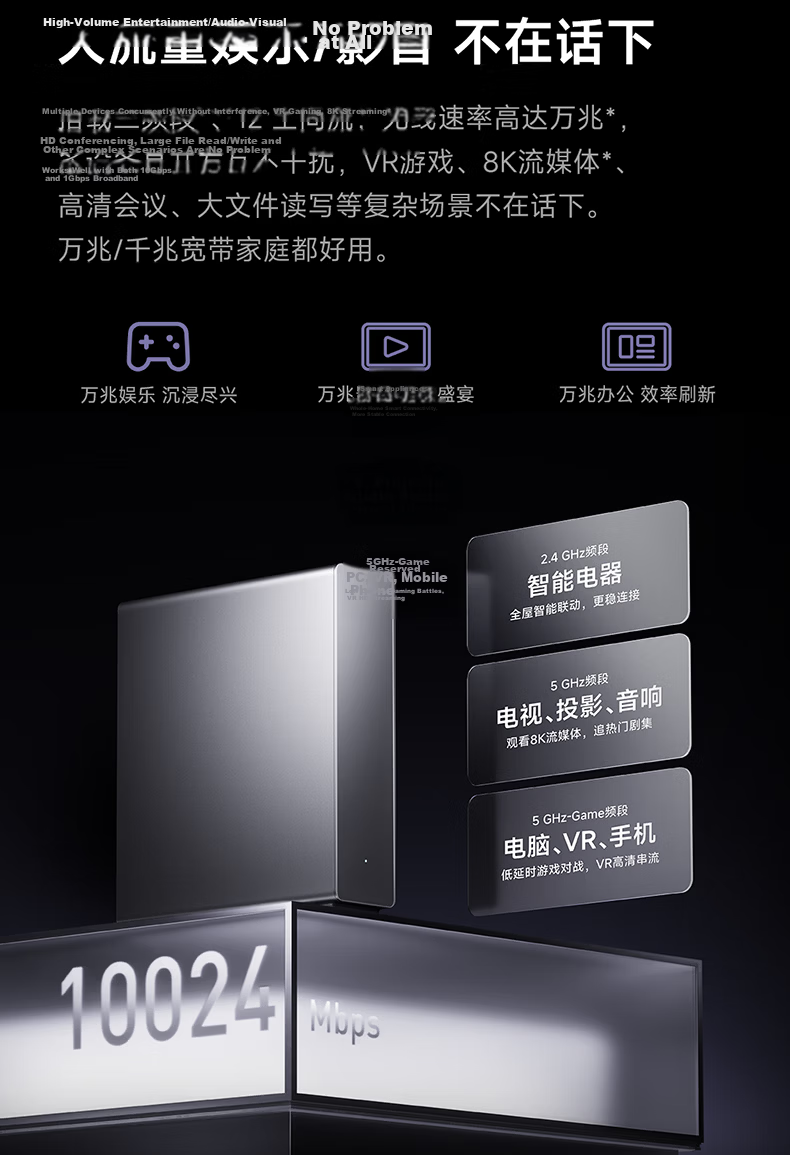 MI Router BE10000Pro WiFi7 AI Dual 10Gbps Whole-Home Smart Hub Personal Light Storage Xiaomi 17 Launch Event Home Router Tech-Style Body 3