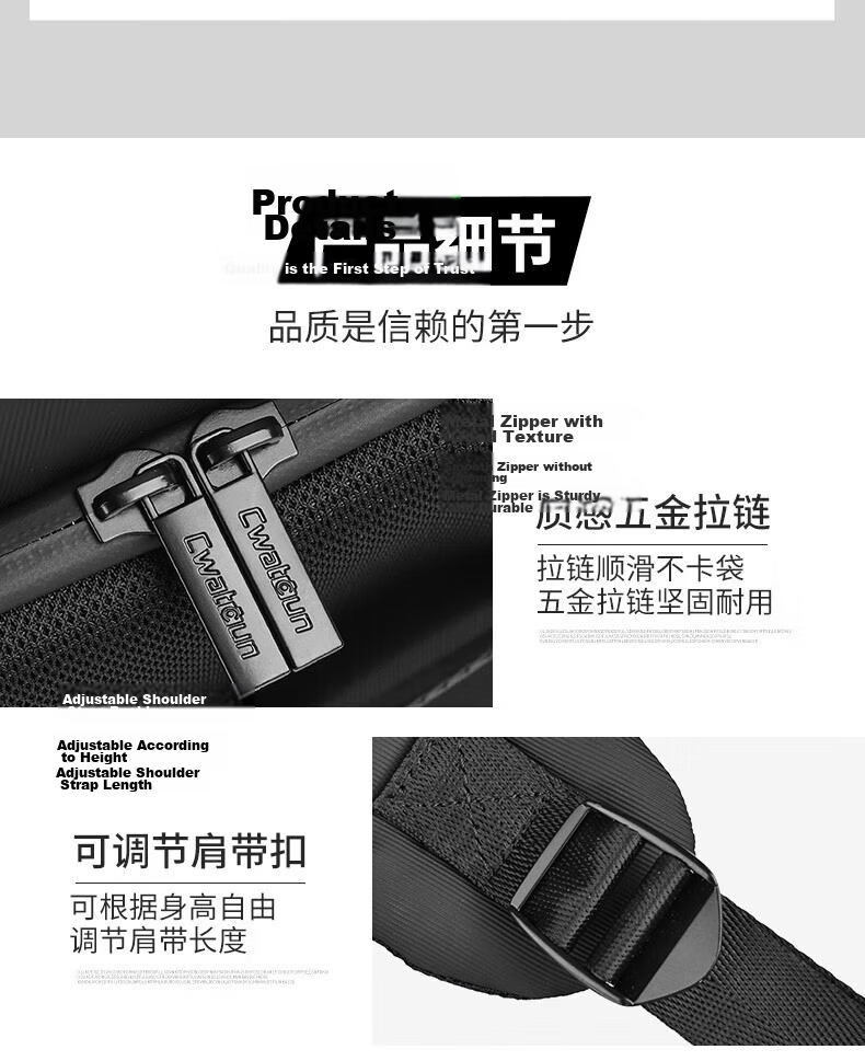 CWATCUN Kaden Camera Backpack Dual Shoulder Bag for Fujifilm Sony Canon DSLR Camera Photography Bag Casual Commuter Shockproof High-Quality Top and Bottom Compartments Unisex 15
