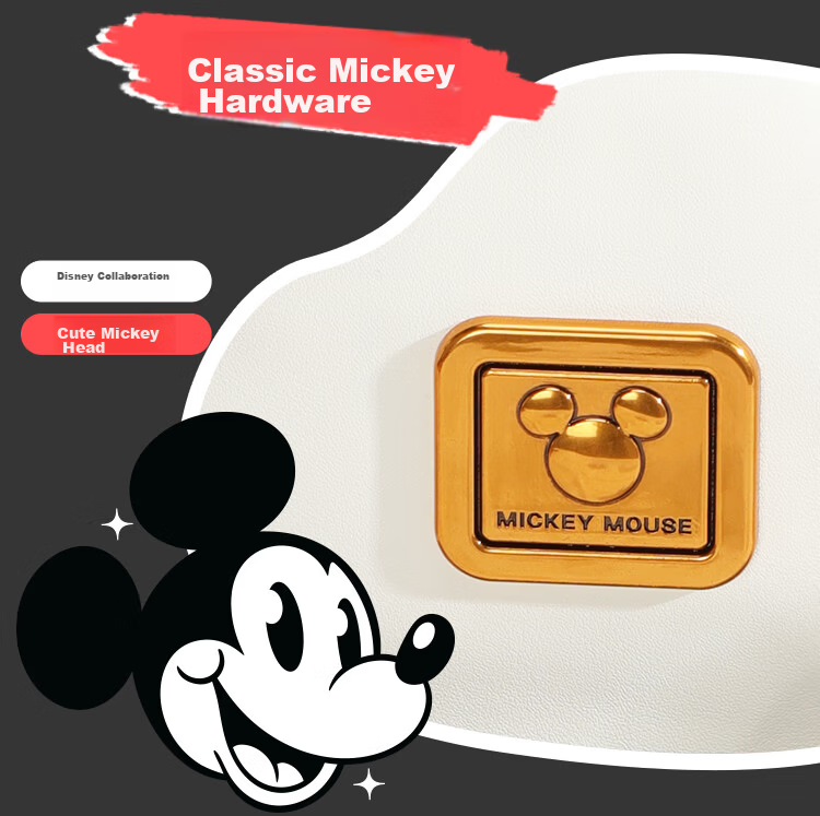 Disney Mickey Backpack for Women Shoulder Bag Gift Box Birthday Present 21