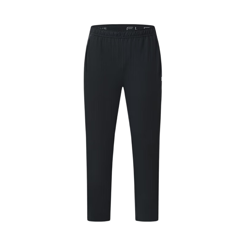 FILA Official Men's Knitted Pants, Summer Basic Simple Straight-Leg Sports Fitness Trousers