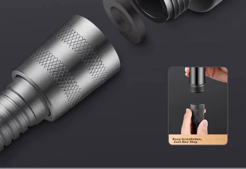 Denwalk [Germany] Pressurized Shower Head Set for Home Bathroom, High-Pressure Rainfall Shower Sprayer 13