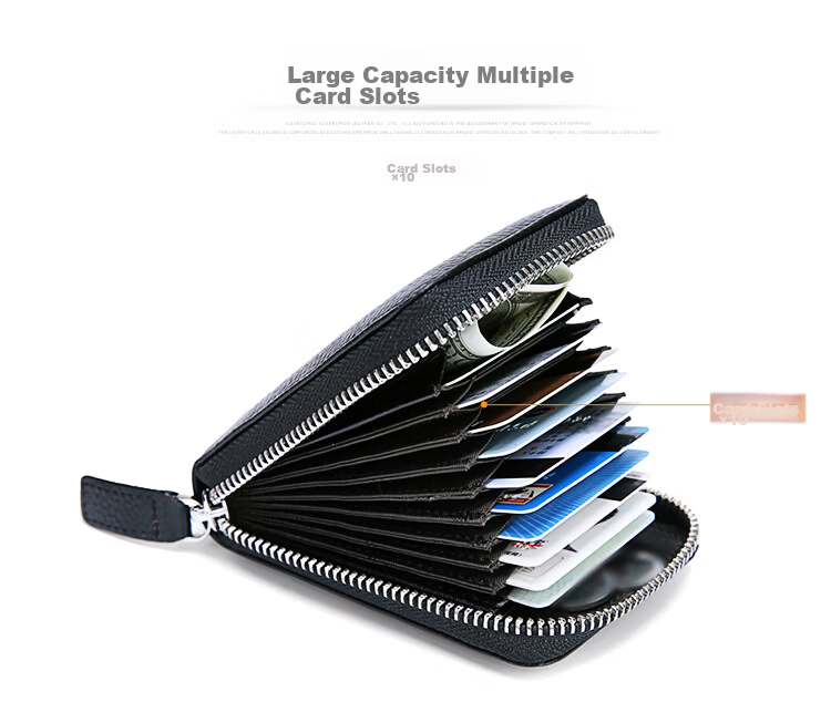 MEXICAN Men's Card Holder, Anti-Magnetic, Anti-Theft, Top-Layer Cowhide, Bank Card Wallet, Driver's License Holder, Horizontal Style Document Case 11